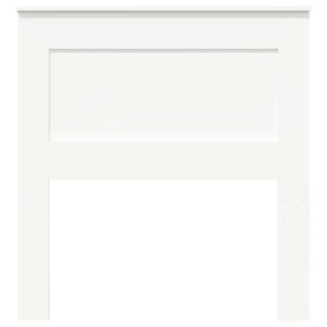 vidaXL Zadn&eacute; čelo s čelnou doskou Biela 75 cm Kompozitn&eacute; drevo