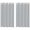 vidaXL Voile z&aacute;clona 2 ks Tmavo &scaron;ed&aacute; 175 x 140 cm Polyester