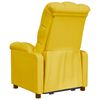 vidaXL Skl&aacute;pacie kreslo, žlt&eacute;, l&aacute;tka