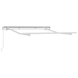 vidaXL R&aacute;m mark&iacute;zy Biela 2,5 x 2 m Kov