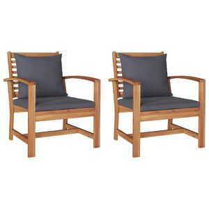 vidaXL Stolička s vank&uacute;&scaron;om 2 pcs Hned&aacute; a tmavo&scaron;ed&aacute; 65 x 60 x 76,5 cm