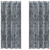 vidaXL Sametov&eacute; z&aacute;vesy 2 ks Strieborn&aacute; &scaron;ed&aacute; 225 x 140 cm Zamat
