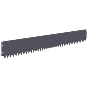 vidaXL Obrubn&iacute;k tr&aacute;vnika 10 ks 103 x 15 cm Oceľ Antracitov&aacute;