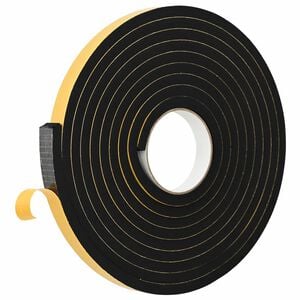 vidaXL Samolepiaca penov&aacute; p&aacute;ska 10 pcs Čierna 15mm x 5m CR Pena