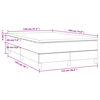 vidaXL Boxspring posteľ s matracom tmavohned&aacute; 120x190 cm l&aacute;tka
