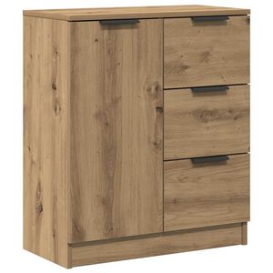 vidaXL Komoda artisian dub 60x30x70 cm kompozitn&eacute; drevo