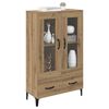 vidaXL Highboard so z&aacute;suvkou Remeseln&yacute; dub 70 x 31 x 115 cm