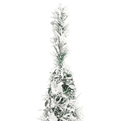 vidaXL Umelý vianočný stromček vyskakovací vločky snehu 50 LED 120 cm