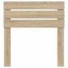 vidaXL Zadné čelo s čelnou doskou Sonoma dub 90 cm Kompozitné drevo