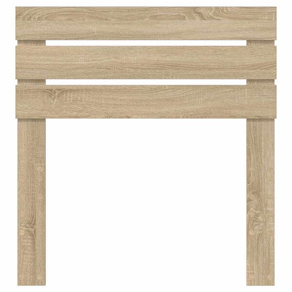 vidaXL Zadné čelo s čelnou doskou Sonoma dub 90 cm Kompozitné drevo