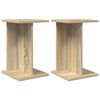 vidaXL Stojan na rastliny 2 ks Dub sonoma 25 x 25,5 x 40,5 cm