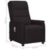 vidaXL Zdvíhacie masážne kreslo čierne umelá koža