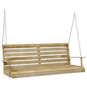 vidaXL Hojdacia lavica, impregnovan&aacute; borovica 155x65x60 cm