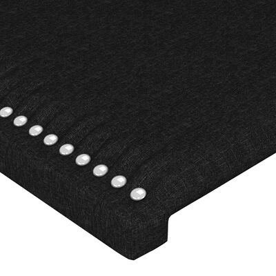 vidaXL Posteľný rám boxspring s matracom čierny 160x200 cm látka