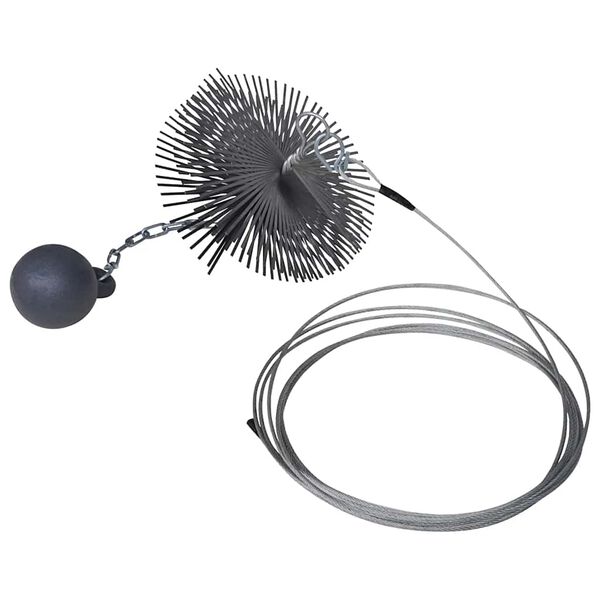 Okr&uacute;hla kefa na vymetanie kom&iacute;na s priemerom 20 cm