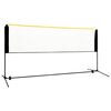 vidaXL Nastaviteľn&aacute; bedmintonov&aacute; sieť 300x103x94-158 cm kov