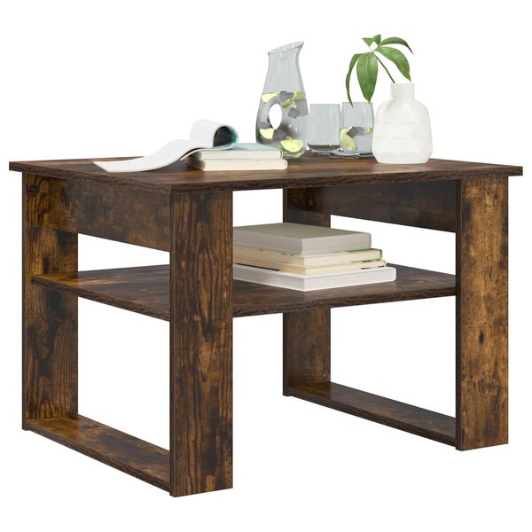 vidaXL Konferenčn&yacute; stol&iacute;k Dymov&aacute; dub 64 x 54 x 44 cm Kompozitn&eacute; drevo