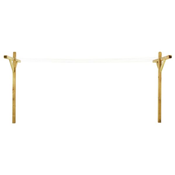 vidaXL Stojany na prádlo 2 ks 120x170 cm impregnované borovicové drevo