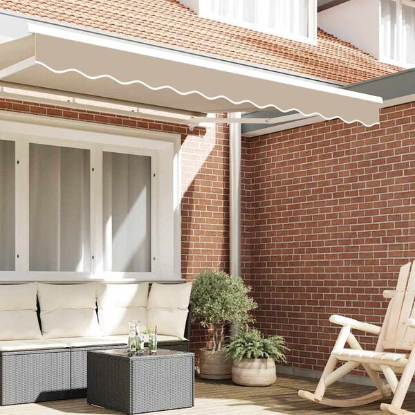 vidaXL Mark&iacute;zov&yacute; vol&aacute;n B&eacute;žov&aacute; 580 x 20 cm Pl&aacute;tno