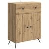 vidaXL Serv&iacute;rovacia skriňa so z&aacute;suvkou Dub artisan 66 x 34,5 x 90 cm