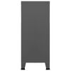 vidaXL Industriálna úložná skrinka, antracitová 90x40x100 cm, oceľ