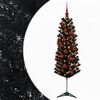 vidaXL Umel&yacute; &scaron;t&iacute;hly vianočn&yacute; stromček s vianočnou guľou 150 cm 150 LED