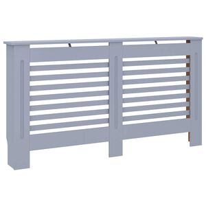 vidaXL Kryt na radi&aacute;tor antracitov&yacute; 152x19x81,5 cm MDF