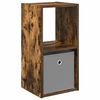 vidaXL Nočn&yacute; stol&iacute;k Dymov&aacute; dub 30,5 x 27 x 59,5 cm Kompozitn&eacute; drevo