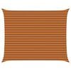 vidaXL Slnečn&aacute; plachta Oranžov&aacute; a hned&aacute; 5 x 4 m 100% polyester Oxford