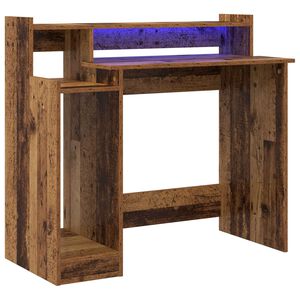 vidaXL St&ocirc;l Star&eacute; drevo 97 x 45 x 90 cm Kompozitn&eacute; drevo