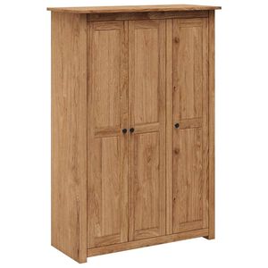 vidaXL 3-dverov&yacute; &scaron;atn&iacute;k 118x50x171,5 cm borovicov&eacute; drevo Panama Range