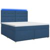 vidaXL Posteľ boxspring s matracom Modr&aacute; 140 x 200 cm L&aacute;tka
