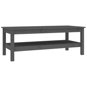 vidaXL Konferenčn&yacute; stol&iacute;k siv&yacute; 110x50x40 cm borovicov&yacute; mas&iacute;v