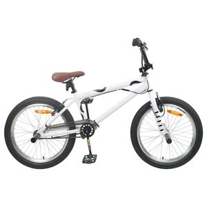 vidaXL BMX Bicykel 20 Palcov pre nad 9 rokov Biela