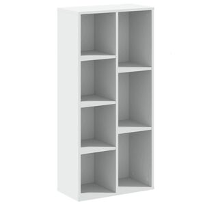 vidaXL Knižnica biela 50x25x105 cm kompozitn&eacute; drevo