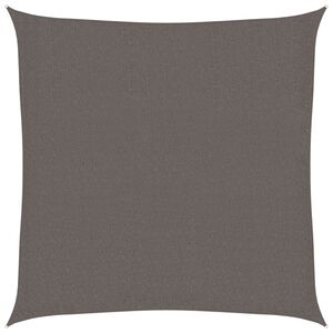 vidaXL Plachta proti slnku z HDPE, &scaron;tvorcov&aacute;, 3.6x3.6 m, antracitov&aacute;