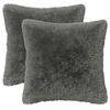 vidaXL Poťah na podložku 2 pcs HEERLEN Svetlosiv&aacute; 40 x 40 cm PV fleece