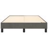 vidaXL Posteľný rám s boxspringom tmavosivá 120x200 cm zamat