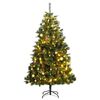 vidaXL Umel&yacute; v&yacute;klopn&yacute; vianočn&yacute; stromček 300 LED a sada g&uacute;ľ 180 cm