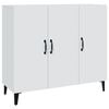 vidaXL Komoda biela 90x34x80 cm kompozitn&eacute; drevo