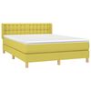 vidaXL Boxspring posteľ s matracom zelen&aacute; 140x200 cm l&aacute;tka
