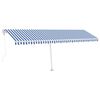 vidaXL Samostatne stojaca automatick&aacute; mark&iacute;za 600x350 cm modro-biela