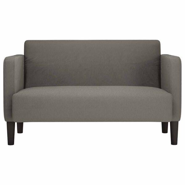 vidaXL Loveseat Pohovka Svetlosiv&aacute; 109 cm Man&scaron;estrov&aacute; l&aacute;tka