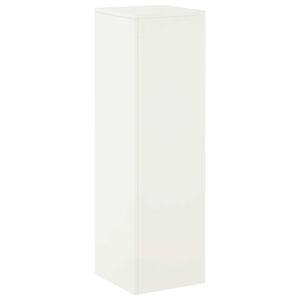 vidaXL Stojan na rastliny Biela 30 x 30 x 100 cm Oceľ
