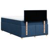 vidaXL Boxspring posteľ s matracom modr&aacute; 120x190 cm l&aacute;tka