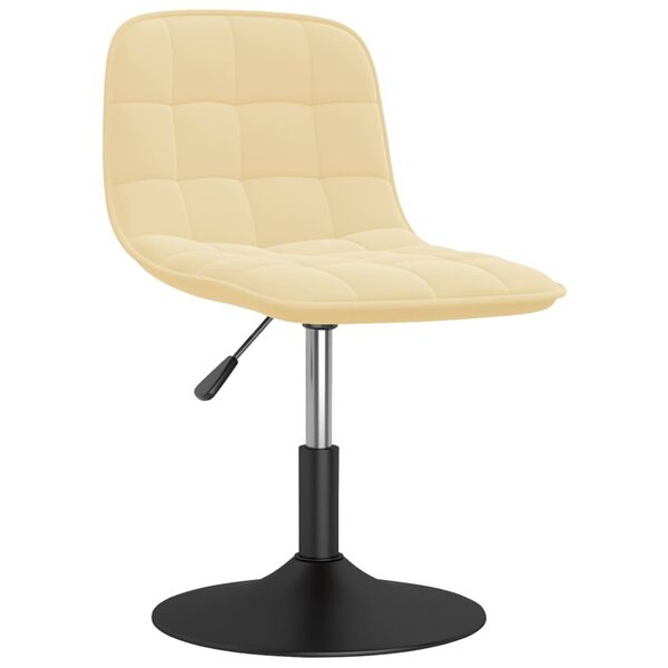 vidaXL Barov&aacute; stolička kr&eacute;mov&aacute; zamatov&aacute;