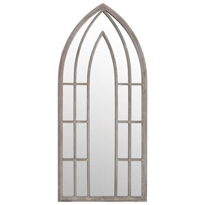 vidaXL Z&aacute;hradn&eacute; zrkadlo pieskov&eacute; 100x45 cm exteri&eacute;rov&eacute; železo