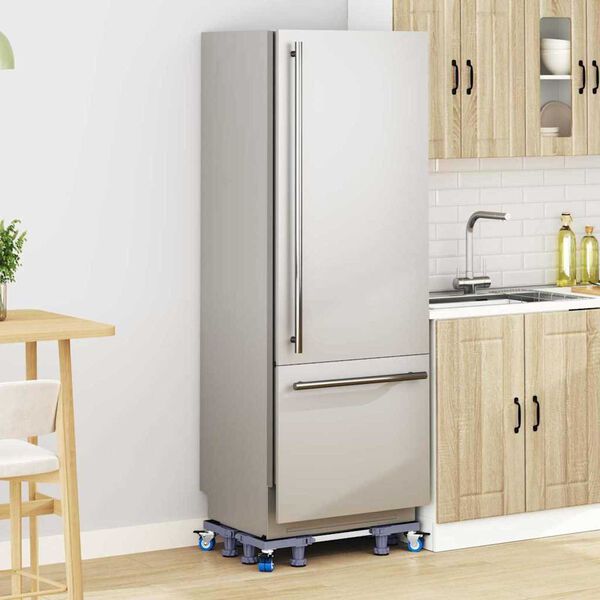 vidaXL Podstavec pod pr&aacute;čku Siv&aacute; 67 x 67 x 12 cm Nerezov&aacute; oceľ