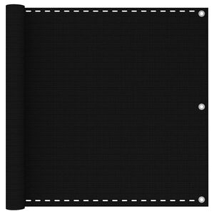 vidaXL Balk&oacute;nov&aacute; mark&iacute;za čierna 90x600 cm HDPE