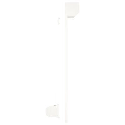 vidaXL Predokenná roleta, hliník 100x130 cm, biela